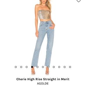 AGOLDE Cherie High Rise in Merit; Size 27